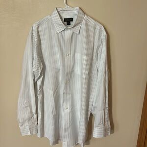 Wilkes & Riley 100% Supima Cotton Tailored Fit Dress Shirt 17x35